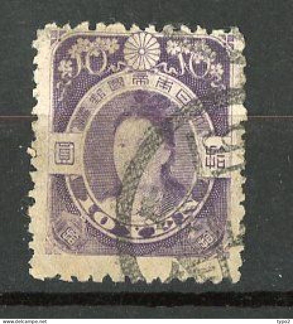 JAPON -  1908 Yv. N° 116 (o)  10y Empereur Kogo Cote 16 Euro  BE  2 Scans - Gebraucht