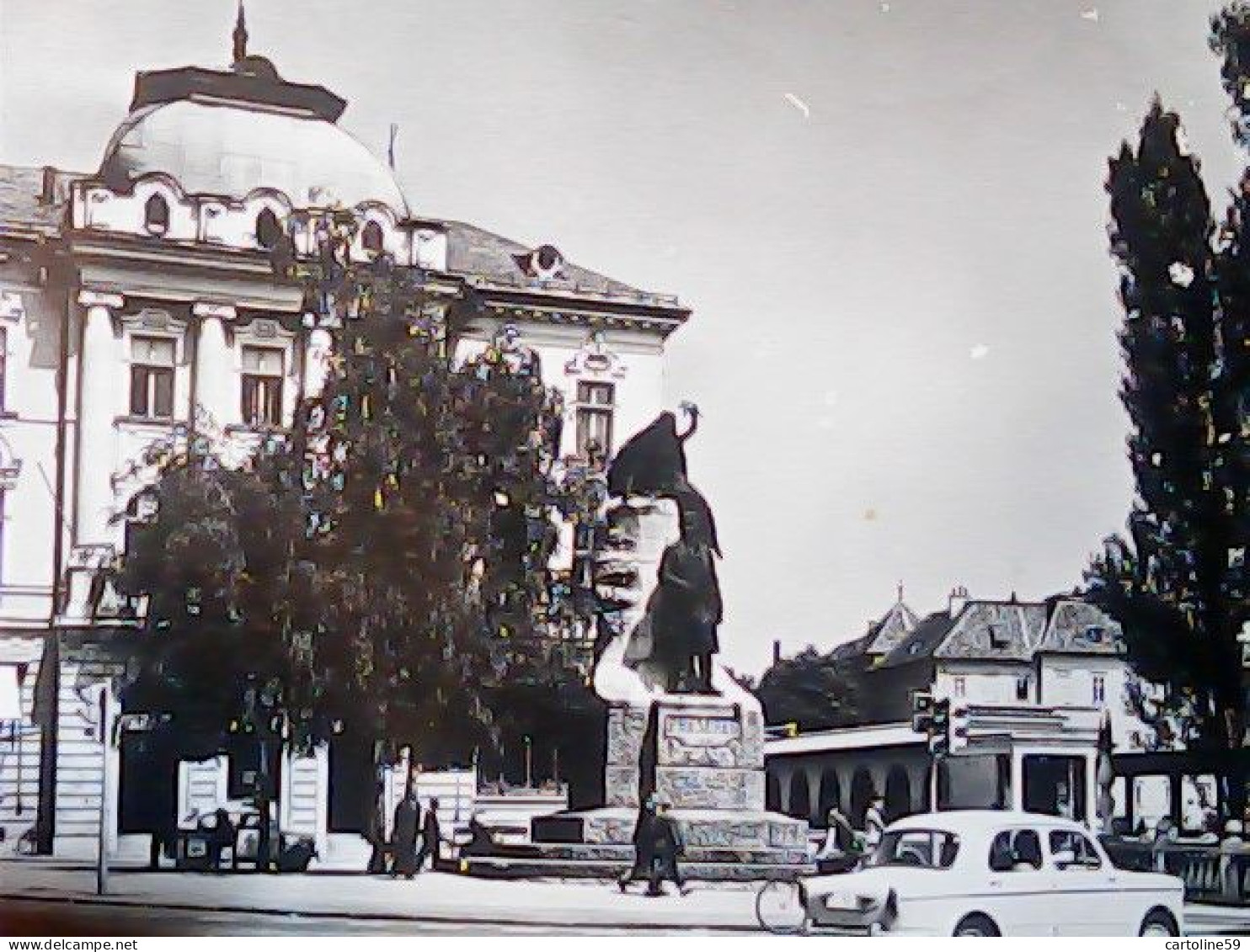 SLOVENIA  LIUBLIANA  LJUBLJANA PALACE AUTO CAR V1960 JV5739 - Slovénie