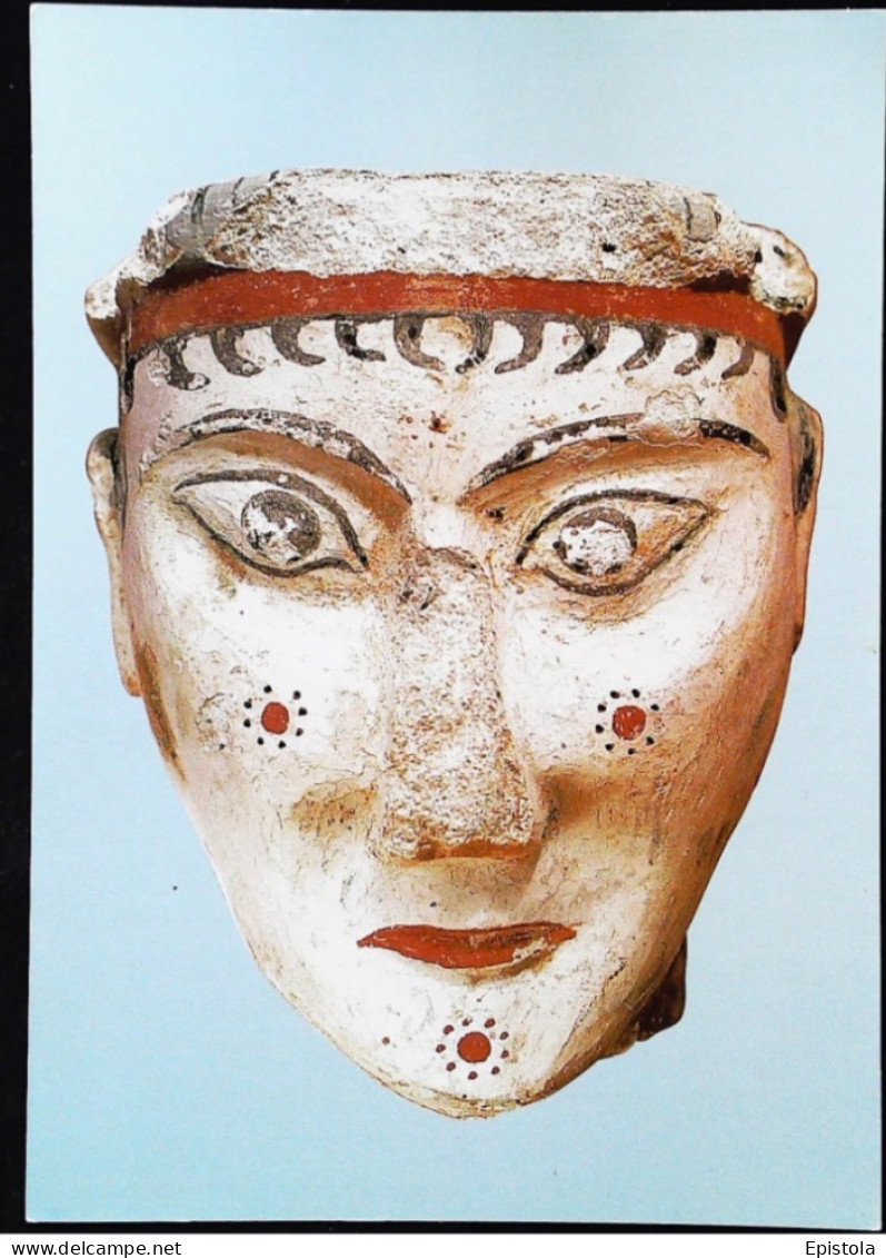 ► Tête De Femme En Stuc Grèce Antique  Mykene Athenes  Museum - Antiquité