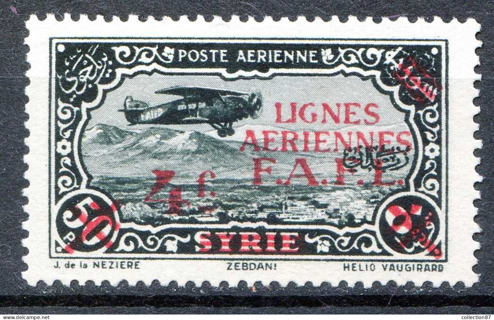 REF 087 > LEVANT < PA N° 1 (* ) < Neuf Sans Gomme - MH (*) - Aéro -- Poste Aérienne - Ongebruikt