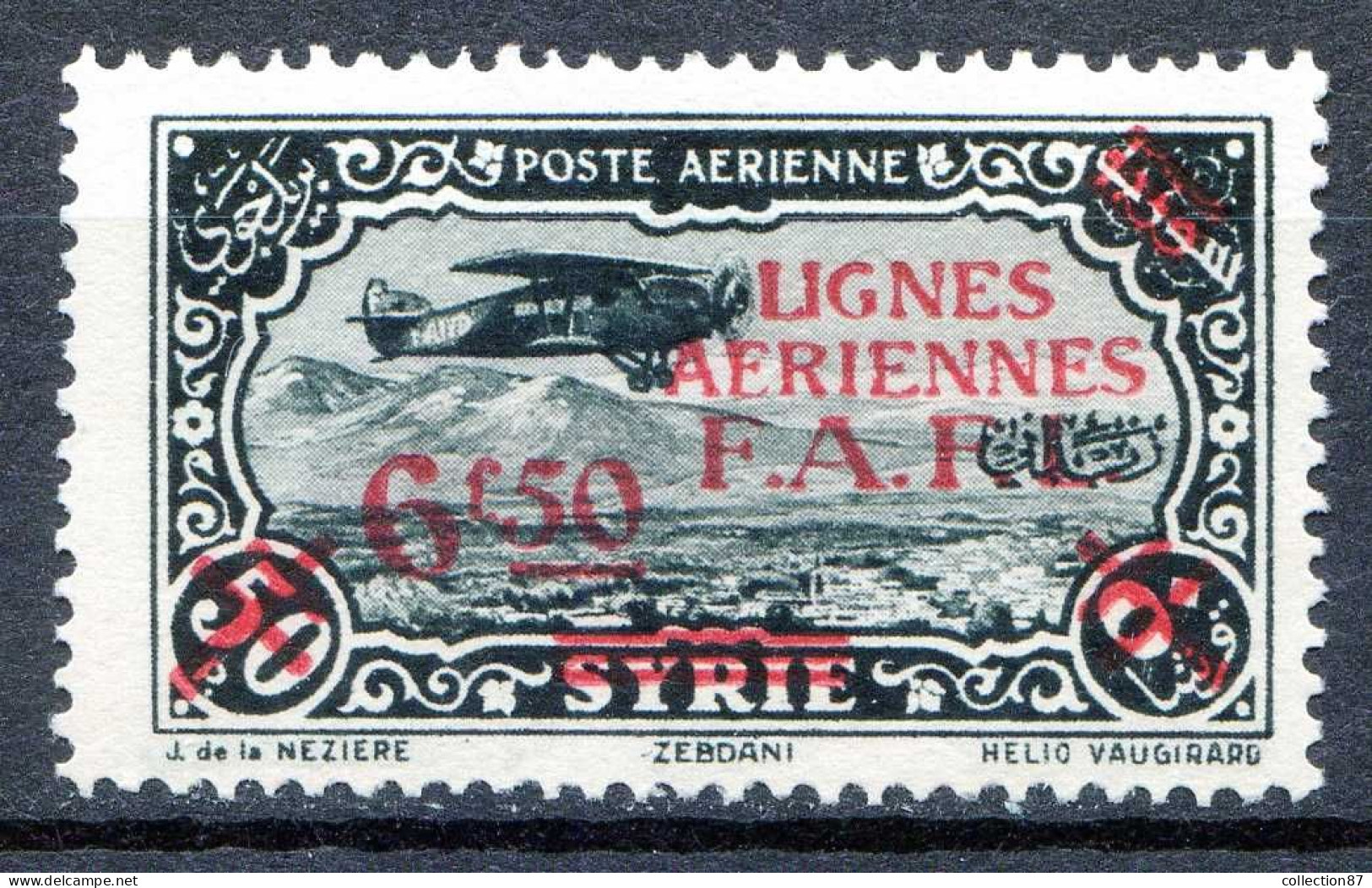 REF 087 > LEVANT < PA N° 2 (* ) < Neuf Sans Gomme - MH (*) - Aéro -- Poste Aérienne - Ungebraucht