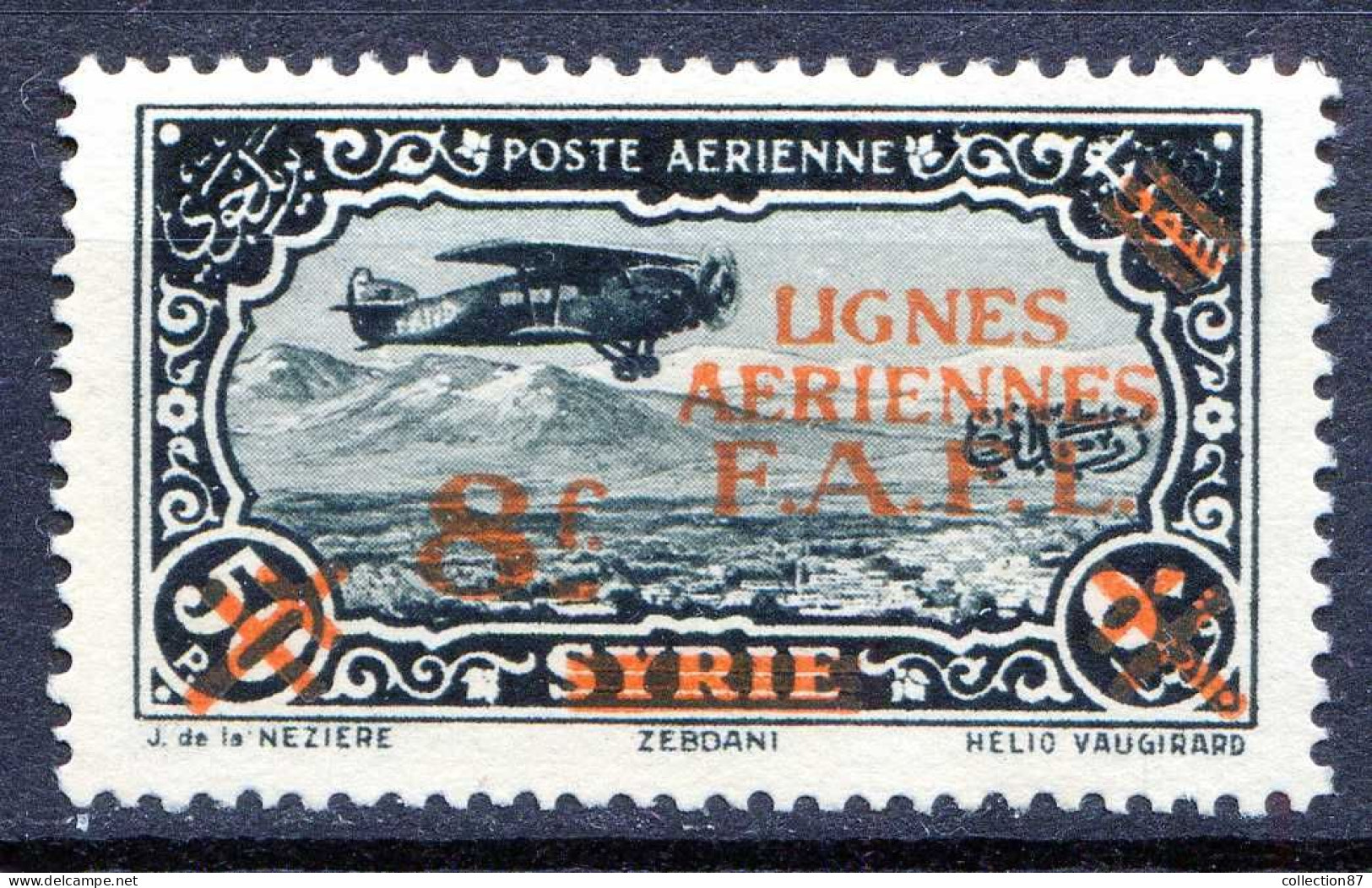 REF 087 > LEVANT < PA N° 3 (* ) < Neuf Sans Gomme - MH (*) - Aéro -- Poste Aérienne - Ungebraucht