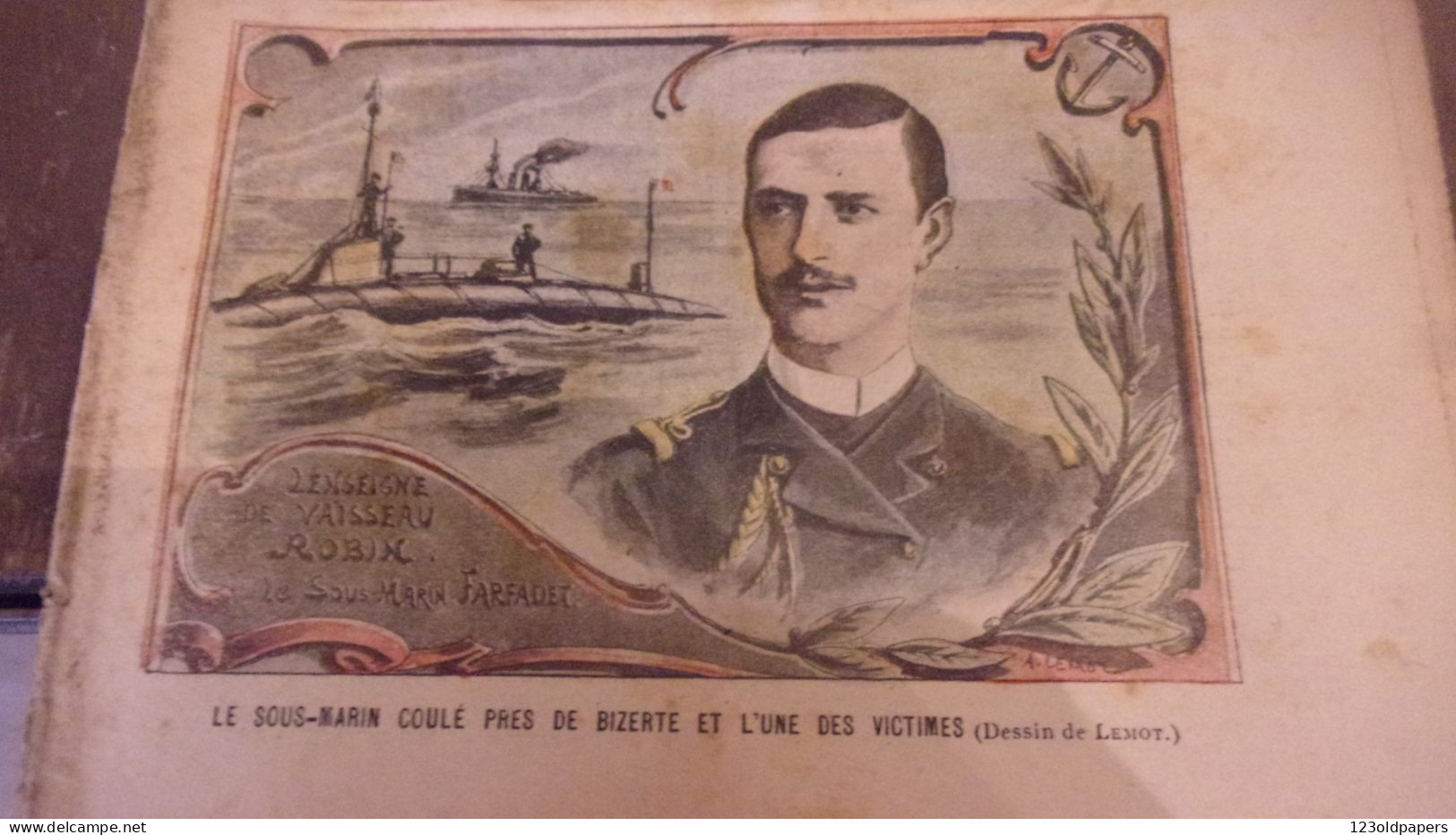 Revue "Le Pèlerin" 1905 SOUS MARIN FARFADET BIZERTE  LEMOT ILLUSTRATEUR CUIRASSE RUSSE POTEMKINE - 1900 - 1949