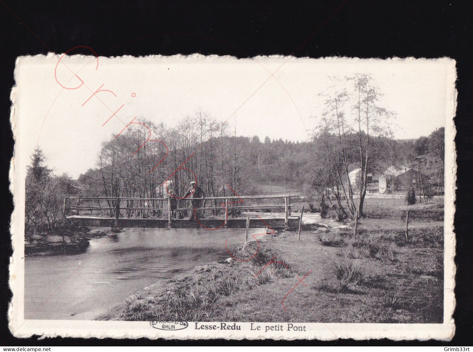 Lesse-Redu - Le Petit Pont - Postkaart - Libin