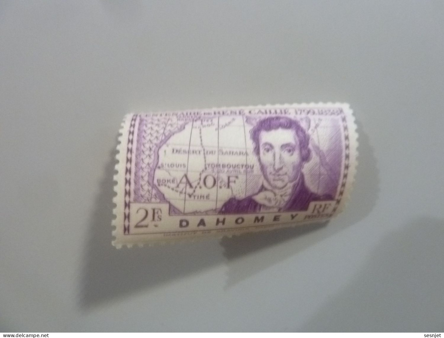 René Caillié (1709-1838) - A.o.f. - Dahomey - 2f. - Yt 111 - Violet - Neuf - Année 1939 - - Unused Stamps