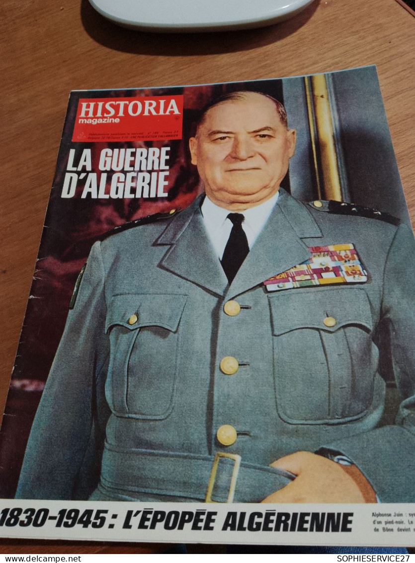 153 // HISTORIA MAGAZINE 1971 / LA GUERRE D'ALGERIE - Storia