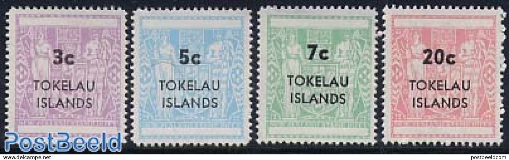 Tokelau Islands 1967 Stamp Duty 4v, Mint NH - Tokelau