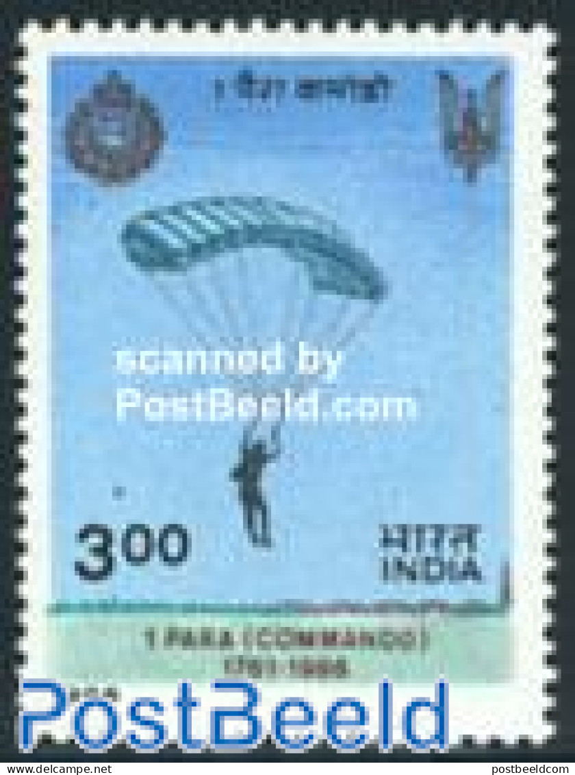 India 1986 Parachutism 1v, Mint NH, Sport - Parachuting - Nuevos