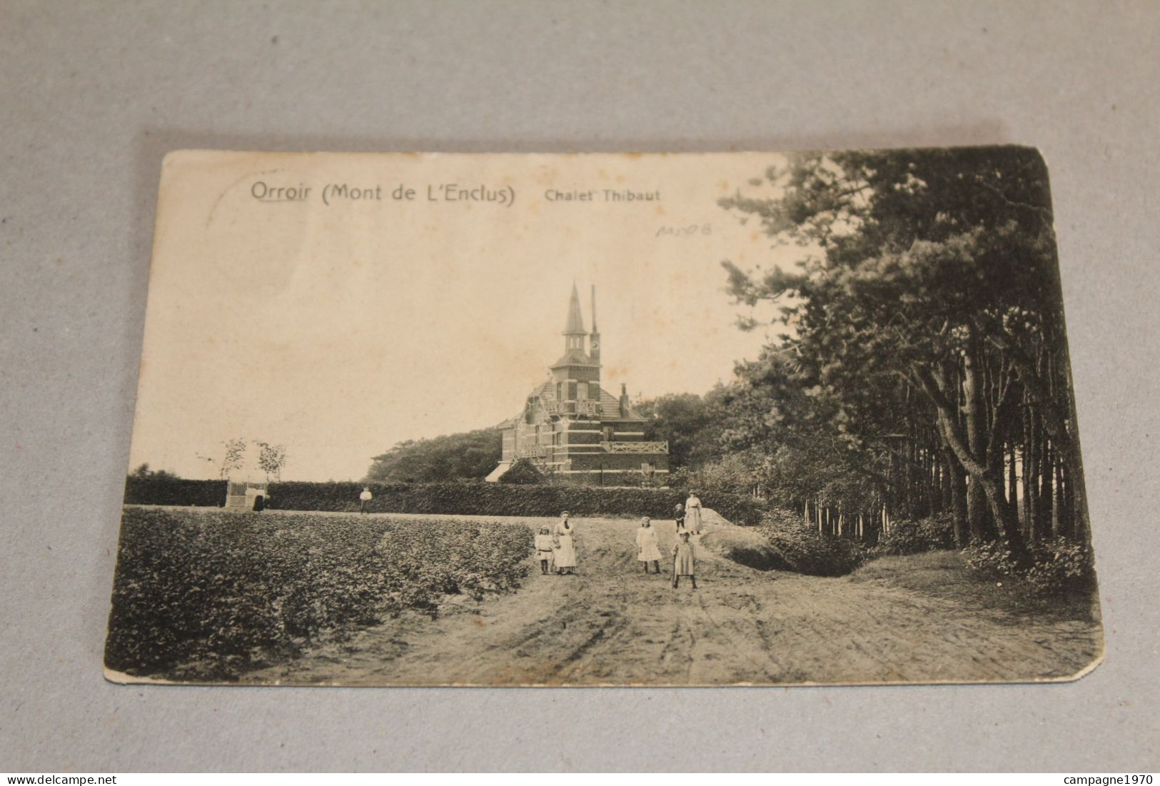 CPA - ORROIR ( MONT ENCLUS CELLES FRASNES ) - CHALET THIBAUT ( ANIMATION - 1909 ) - Kluisbergen