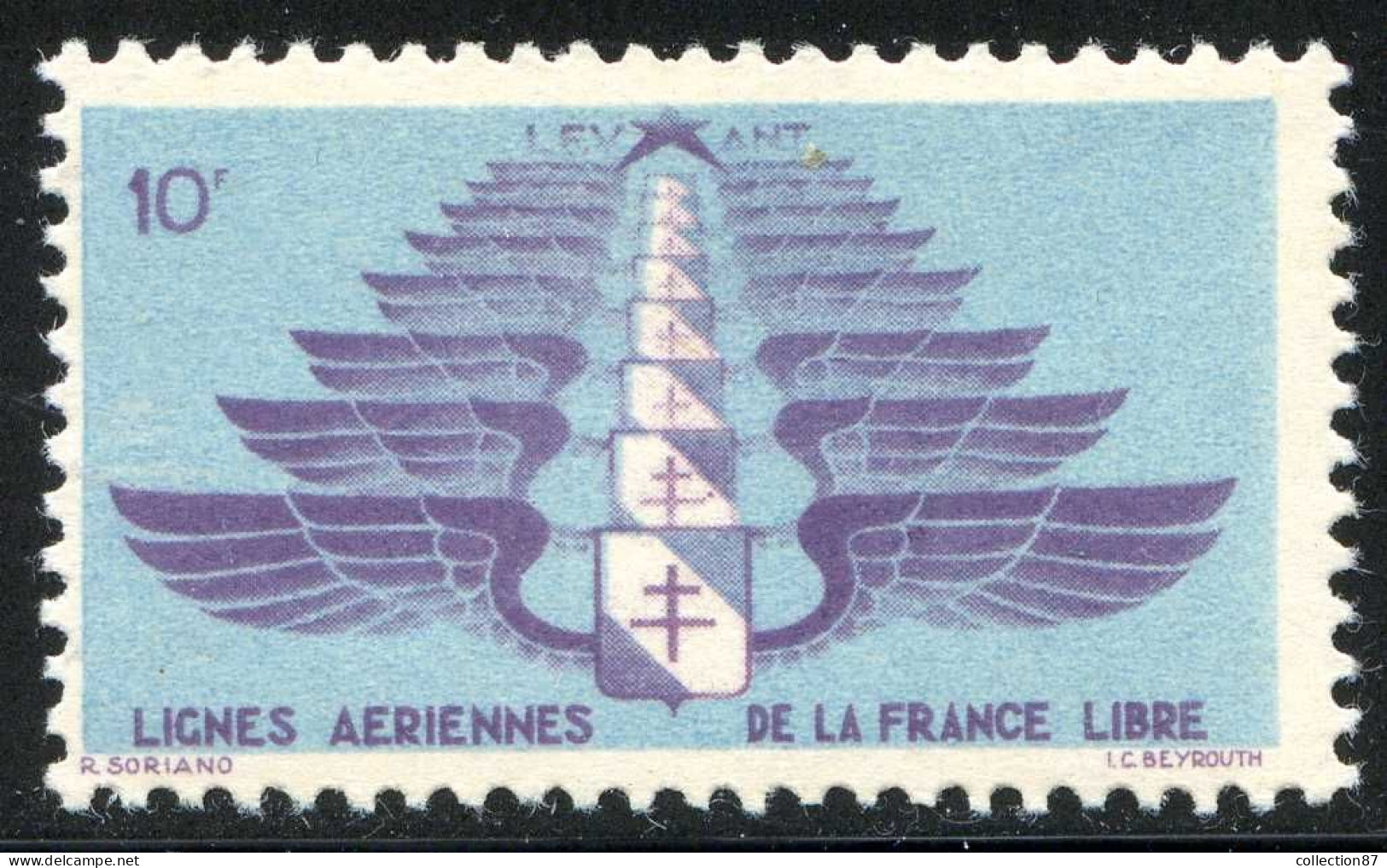 REF 087 > LEVANT < PA N° 6 * * < Neuf Luxe - MNH * *- Aéro -- Poste Aérienne - Unused Stamps