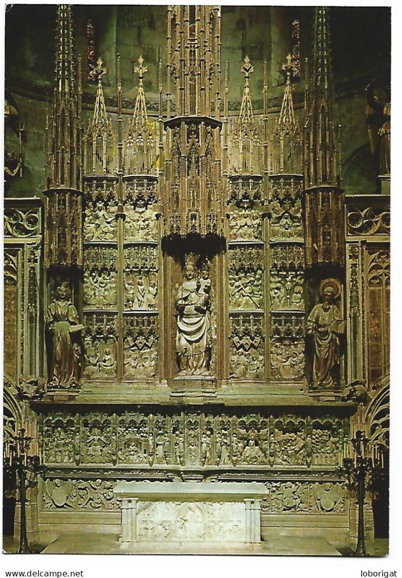 CATEDRAL, ALTAR MAYOR / CATHEDRAL, HIGH ALTAR.-  TARRAGONA.- ( CATALUNYA ) - Churches & Cathedrals