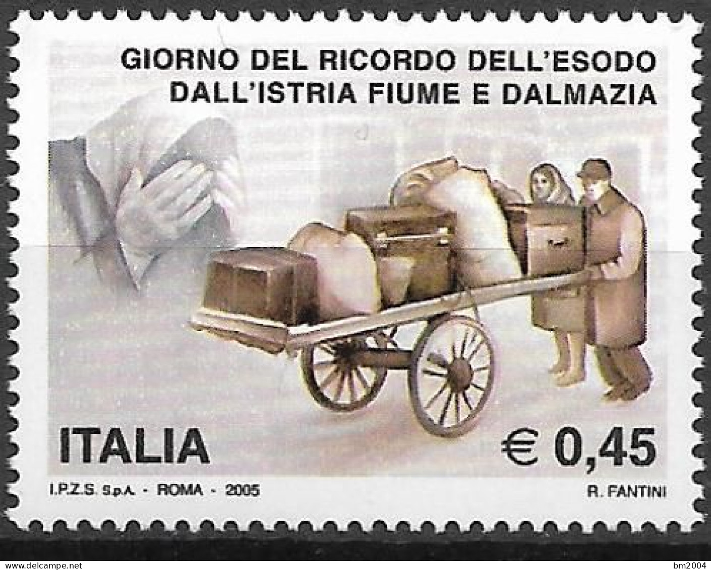 2005  Italien  Mi. 3015**MNH   60. Jahrestag Der Vertreibung Der Italiener Aus Istrien, Fiume Und Dalmatien. - 2001-10: Mint/hinged