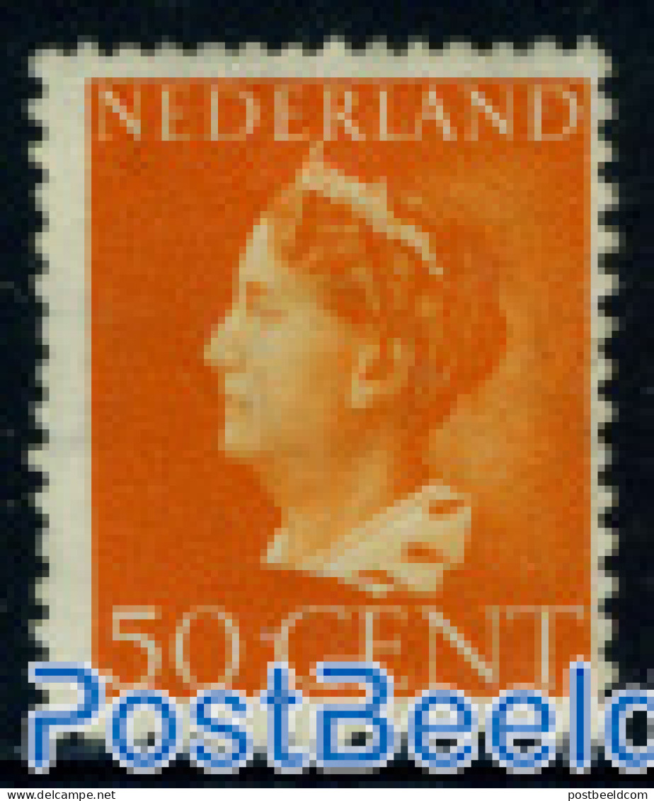 Netherlands 1946 50c Orange, Stamp Out Of Set, Mint NH - Neufs