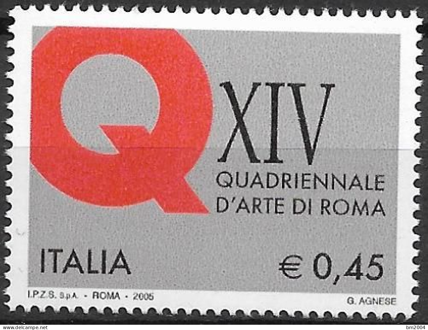 2005  Italien  Mi. 3018**MNH   Kunst-Quadriennale, Rom. - 2001-10:  Nuevos