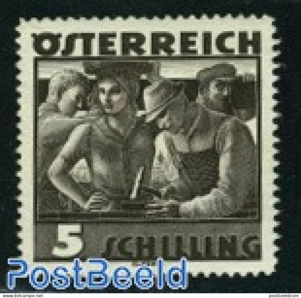 Austria 1934 5S, Stamp Out Of Set, Mint NH - Neufs