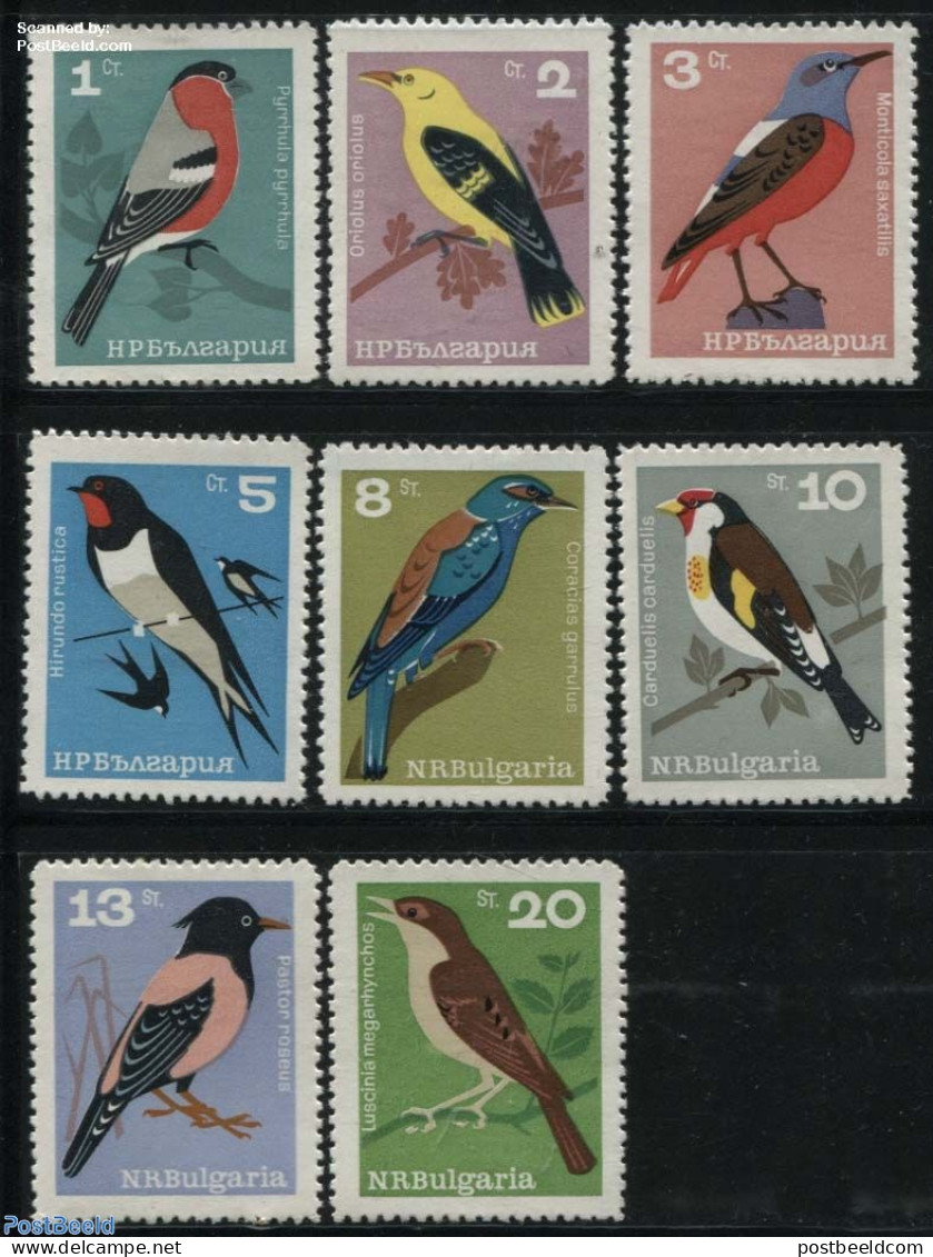 Bulgaria 1965 Birds 8v, Mint NH, Nature - Birds - Neufs