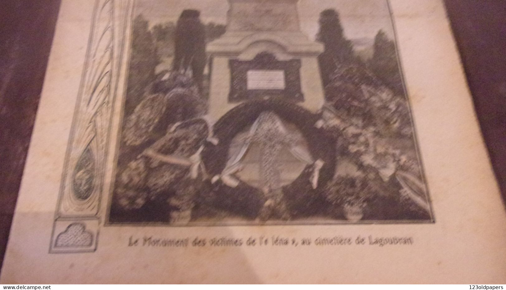 Revue "Le Pèlerin" 1908 VAR TOULON LAGOUBRAN MONUMENT IENA - 1900 - 1949
