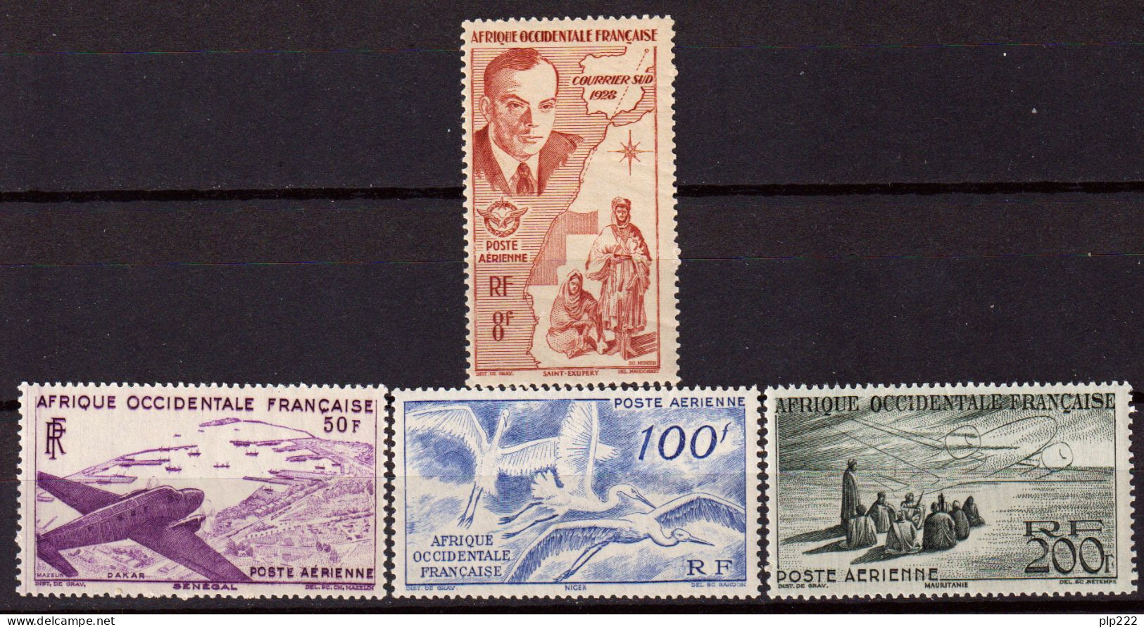 Africa Occidentale Francese 1947 Y.T.A11/13 **/MNH VF/F - Unused Stamps