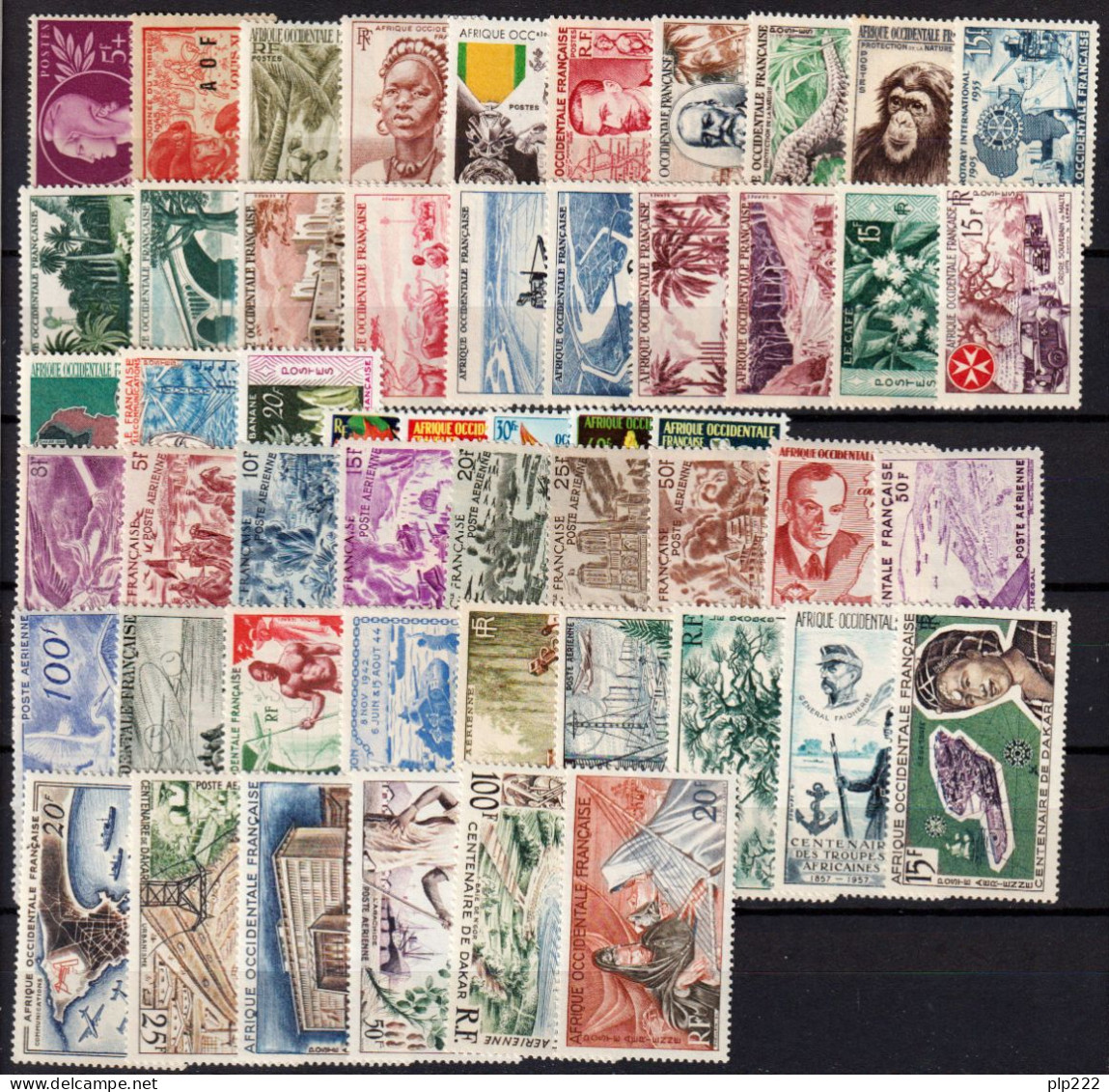 Africa Occidentale Francese 1947/58 Collezione Avanzata / Advanced Collection **/MNH VF/F - Nuevos