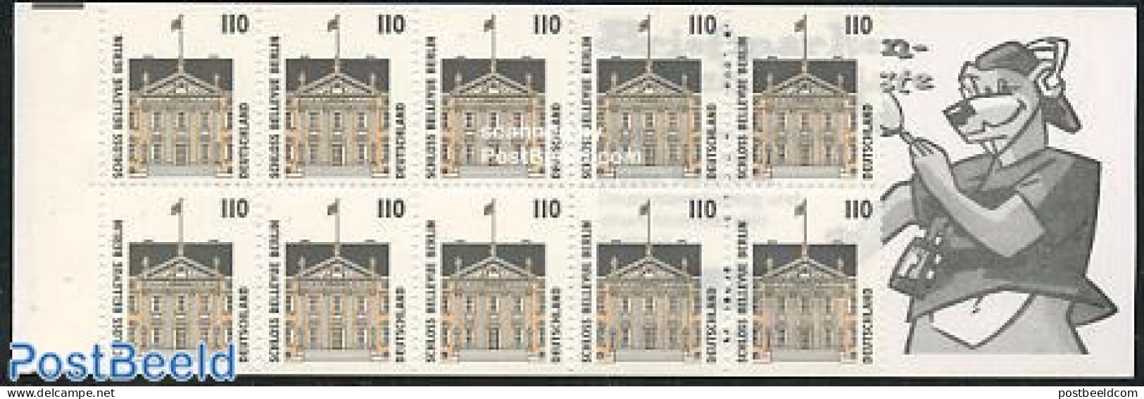 Germany, Federal Republic 1997 Bellevue Berlin Booklet, Mint NH, Stamp Booklets - Unused Stamps
