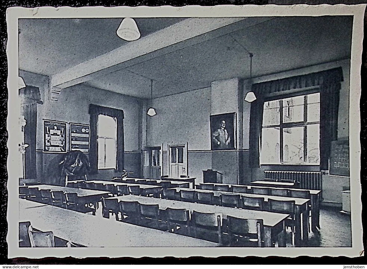 BEVENSEN Kreis Uelzen  Landesführerschule IX  Lehrsaal  Um 1938 - Bad Bevensen