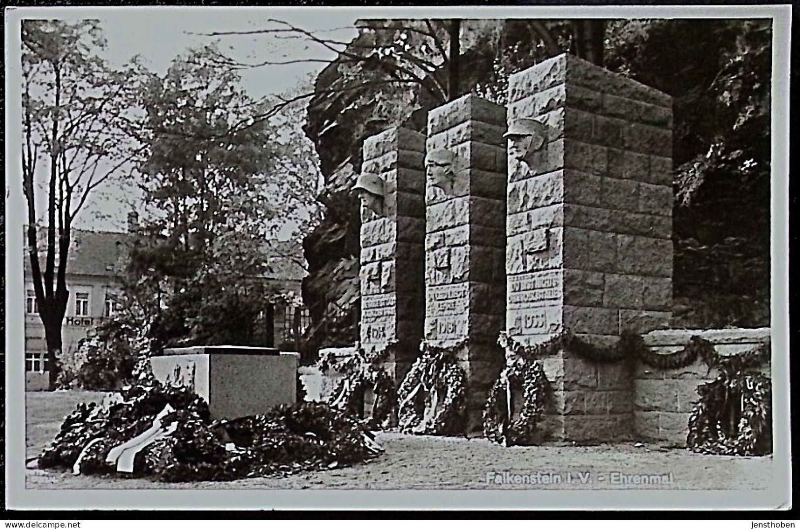 FALKENSTEIN Vogtland - BRAUNSCHWEIG  Ehrenmal EF 1938 - Falkenstein (Vogtland)