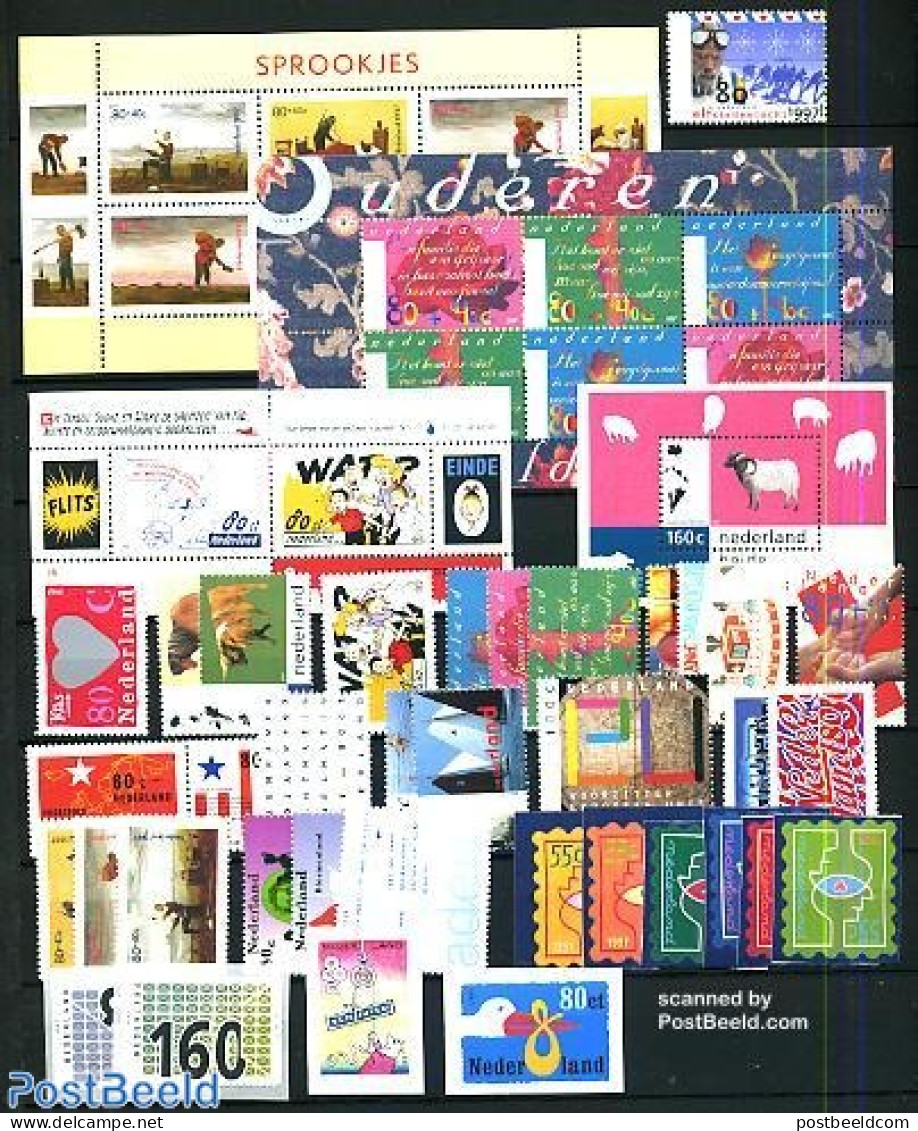 Netherlands 1997 Yearset 1997 (36v+4s/s), Mint NH, Various - Yearsets (by Country) - Unused Stamps