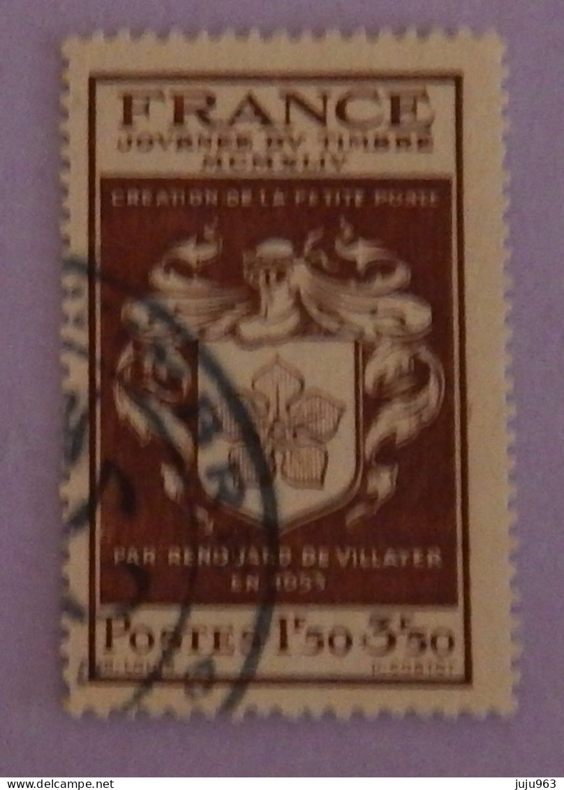 FRANCE YT 668 OBLITERE"JOURNEE DU TIMBRE"  ANNÉE 1944 - Used Stamps