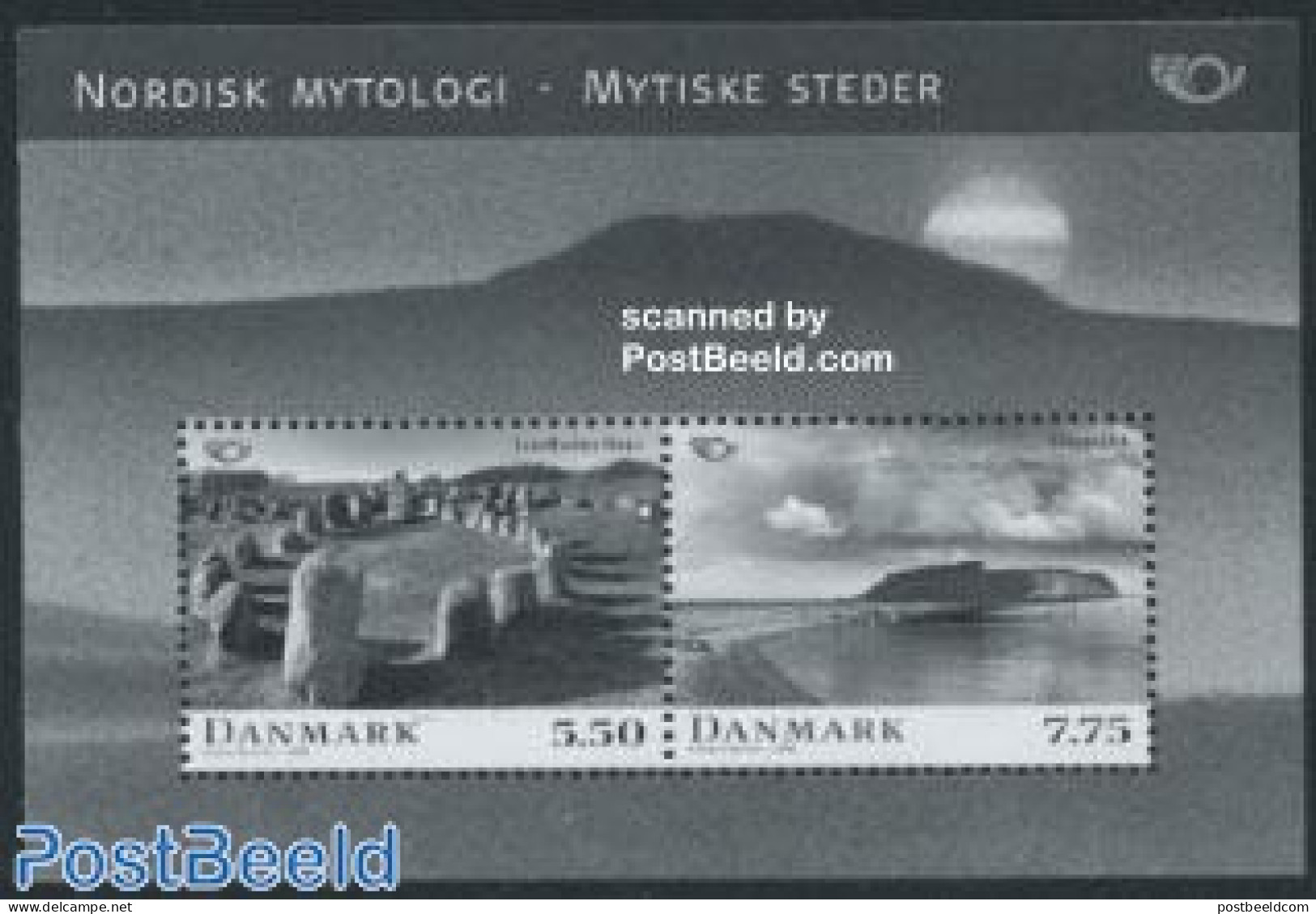 Denmark 2008 Norden, Mythology S/s, Mint NH, History - Archaeology - Europa Hang-on Issues - Art - Fairytales - Unused Stamps