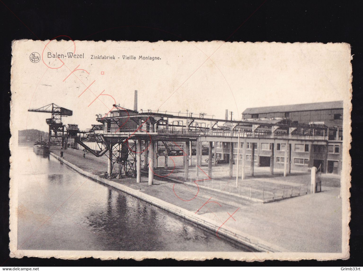 Balen-Wezel - Zinkfabriek - Vieille Montagne - Postkaart - Balen