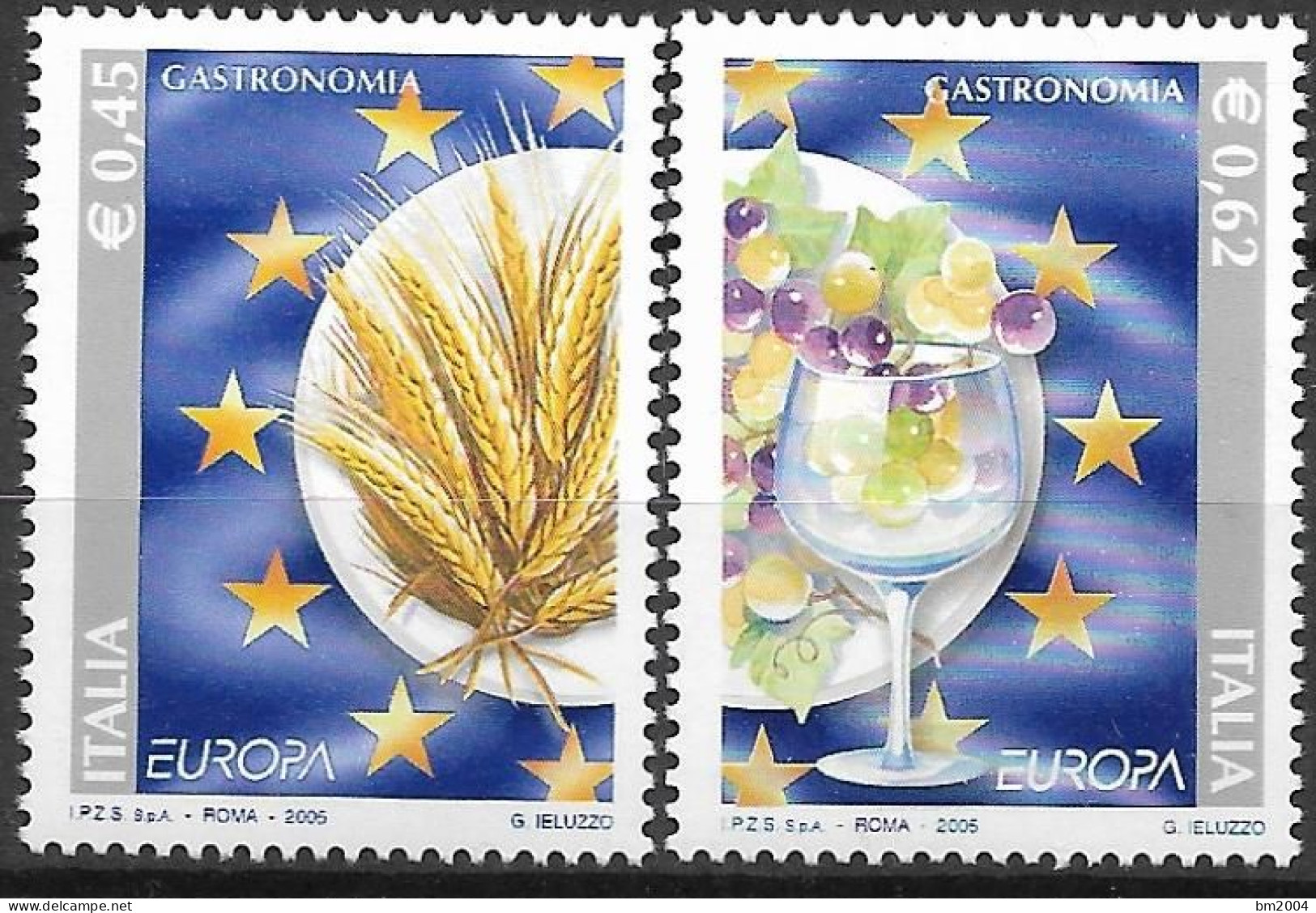 2005  Italien  Mi. 3031-2**MNH   Europa: Gastronomie - 2001-10:  Nuevos