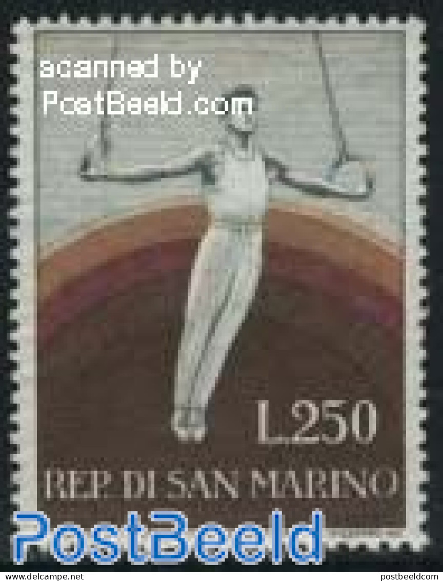 San Marino 1955 Sports 1v, Mint NH, Sport - Gymnastics - Sport (other And Mixed) - Neufs