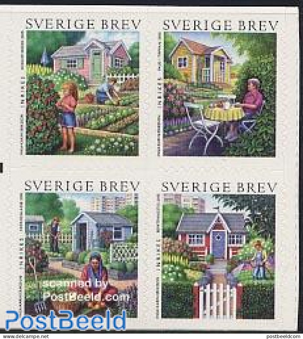 Sweden 2005 Summer, Garden 4v S-a, Mint NH, Nature - Gardens - Unused Stamps