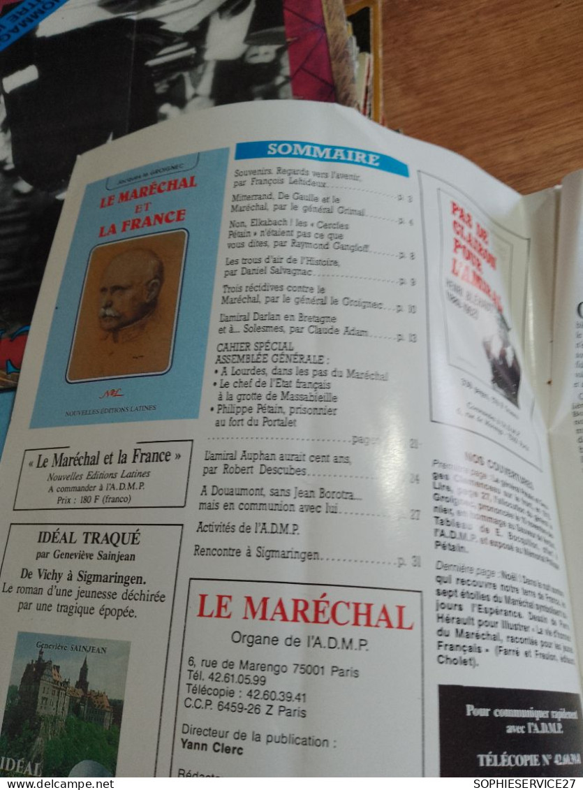 153 //  LE MARECHAL / 1994 / L'AMIRAL DARLAN A SOLESMES - Storia