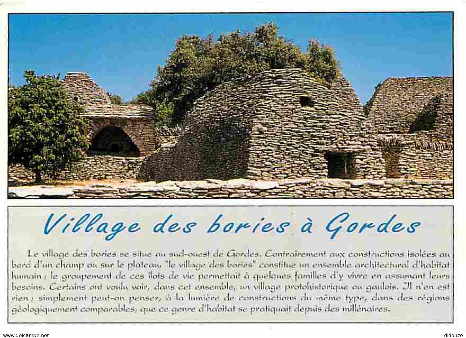 84 - Gordes - Le Village Des Bories - CPM - Voir Scans Recto-Verso - Gordes