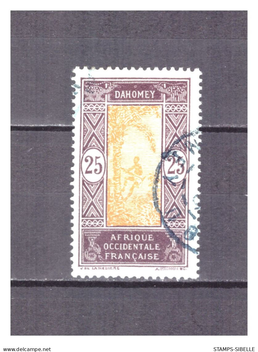 DAHOMEY    N °  63   . 25  C     OBLITERE   .  SUPERBE  . - Gebraucht