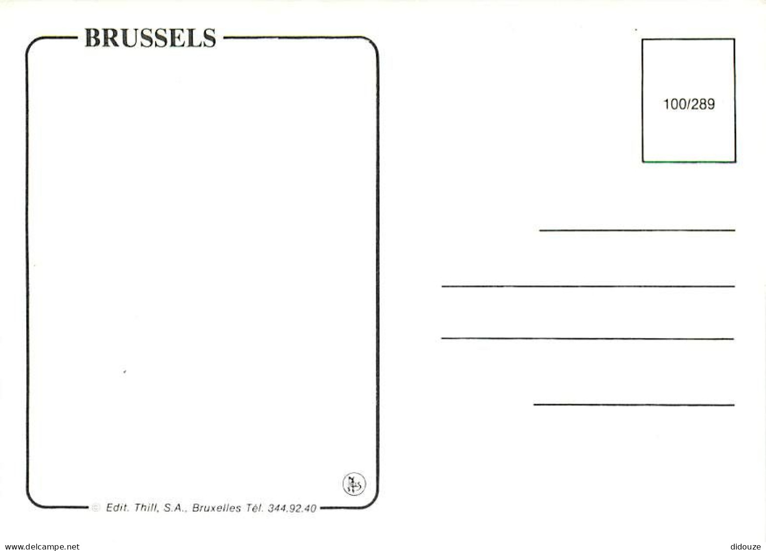 Belgique - Bruxelles - Brussel - Multivues - CPM - Voir Scans Recto-Verso - Panoramische Zichten, Meerdere Zichten