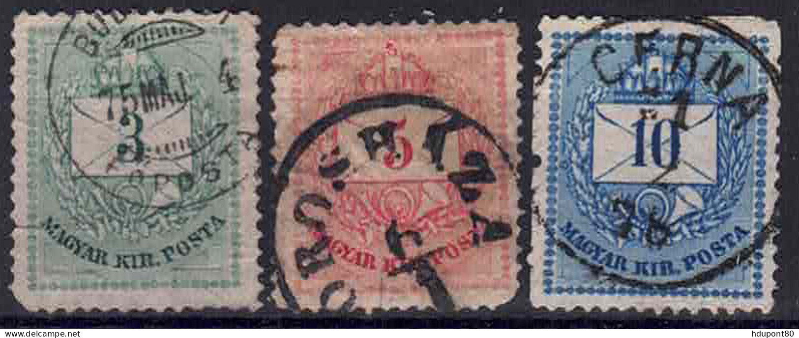 YT 14A, 15A, 16A - Used Stamps