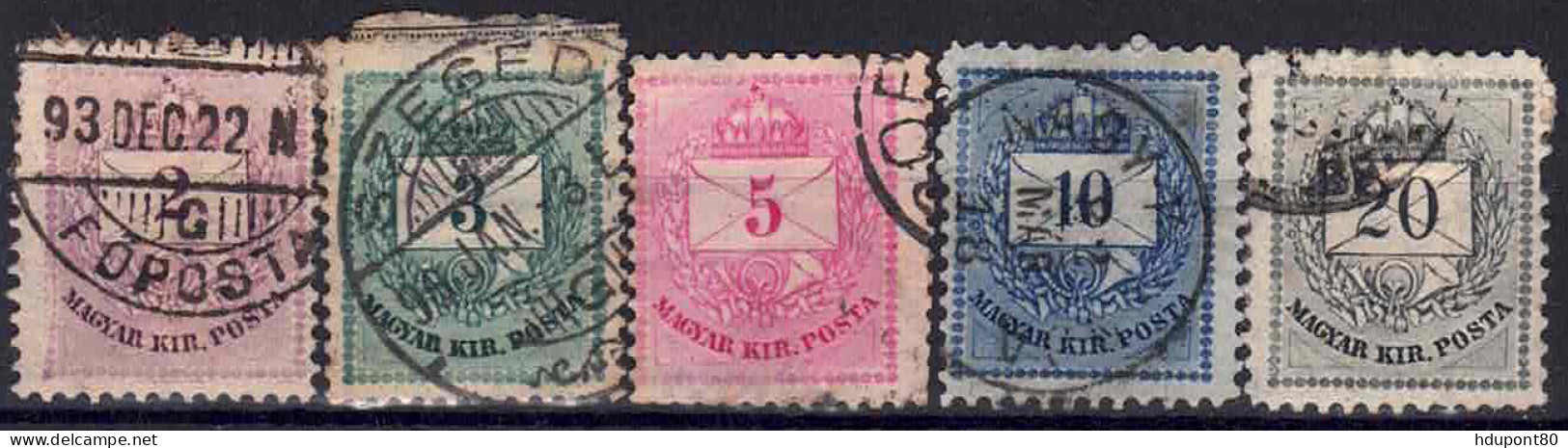 YT 13D à 17D - Used Stamps