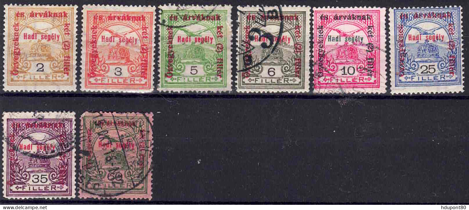 YT 143 à 147, 151, 153, 155 - Used Stamps