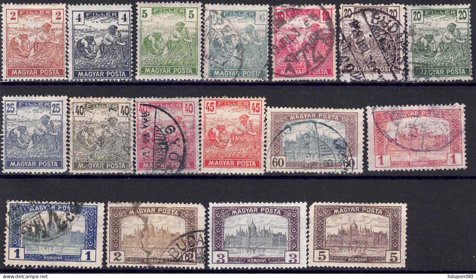 YT 217, 218 à 221, 223 à 228, 230, 232, 233, 236 à 238 - Used Stamps