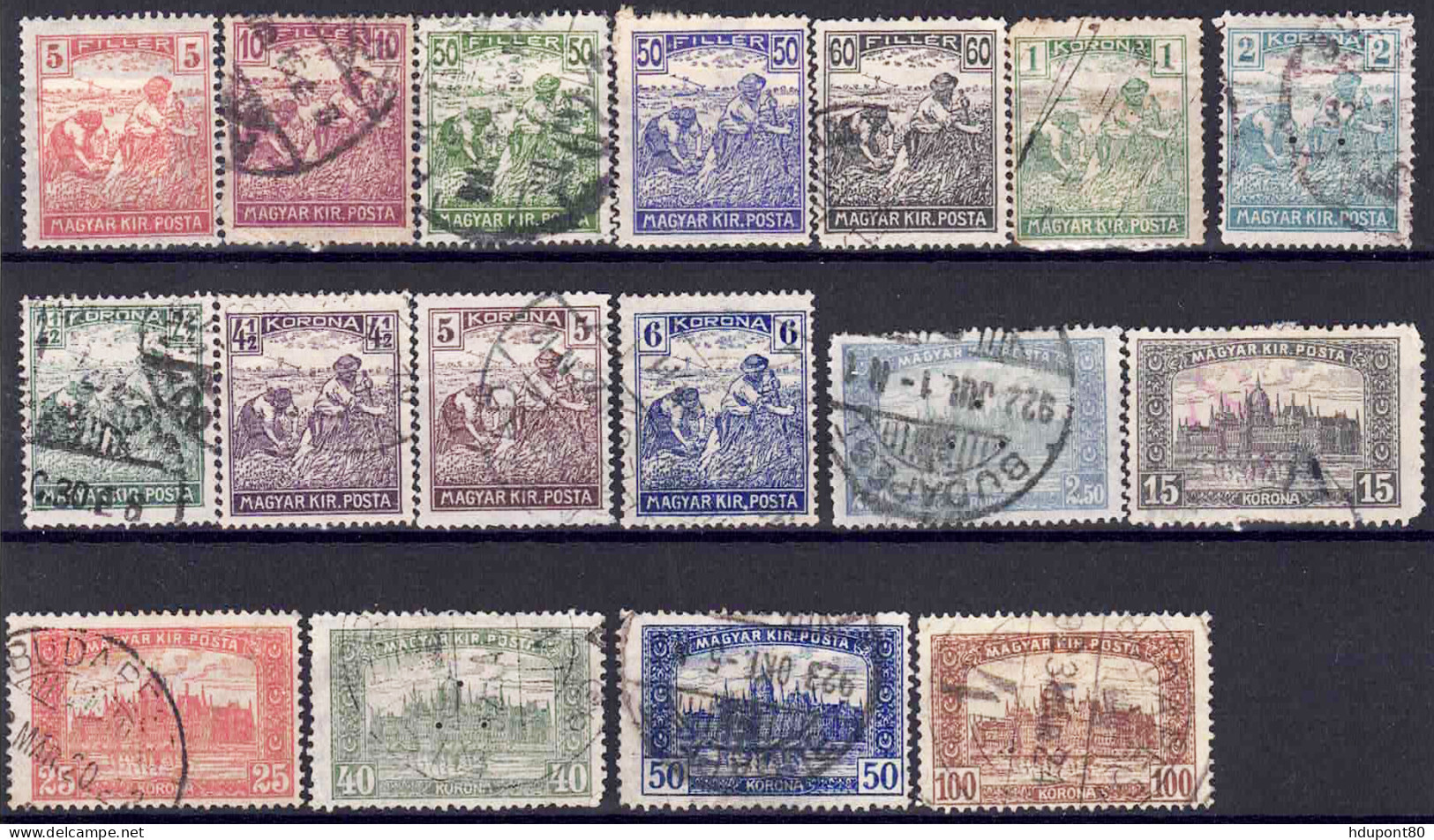 YT 287, 288, 290 à 293, 295, 296, 299 à 302, 305, 307, 309 à 311 - Used Stamps