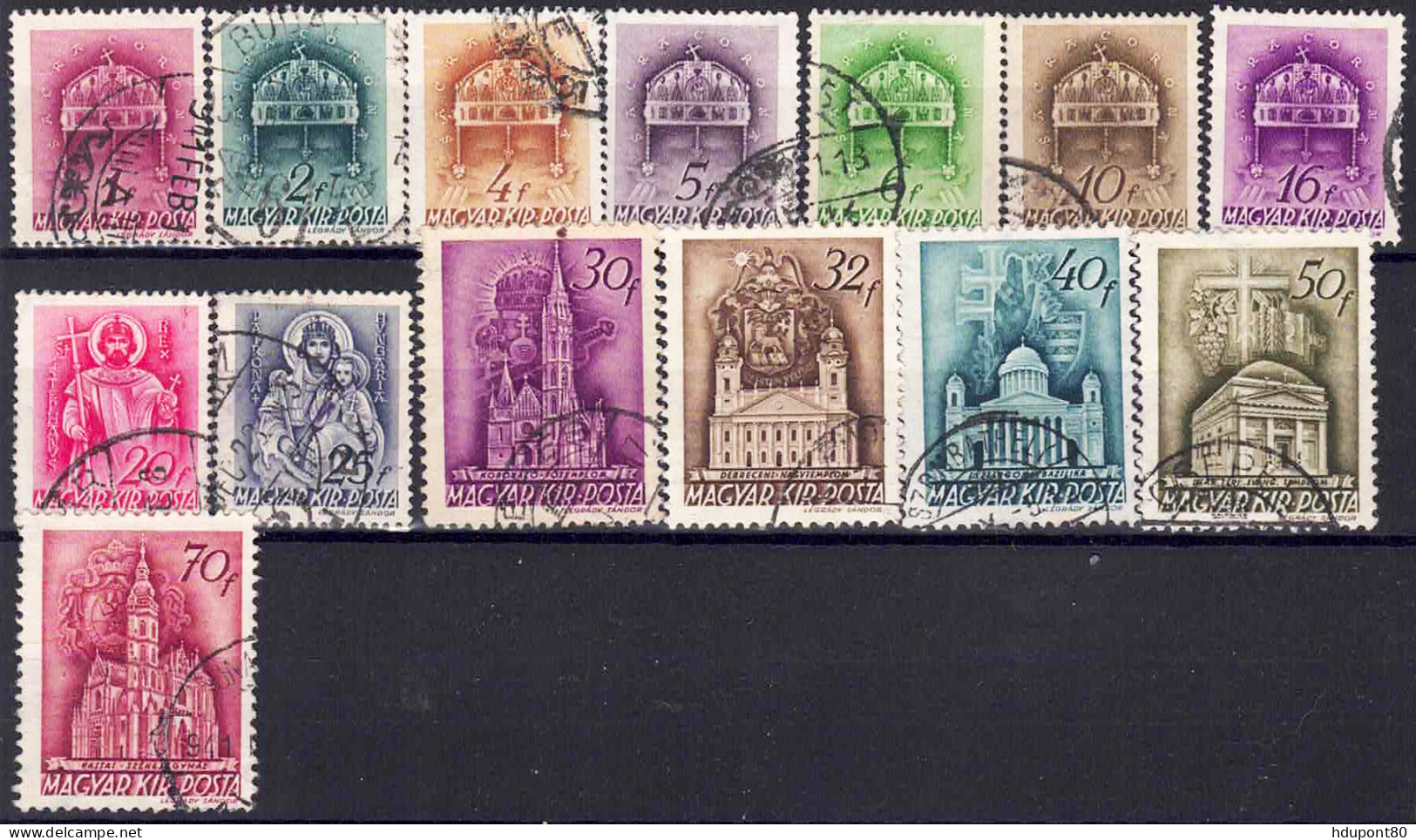 YT 524 à 537 - Used Stamps