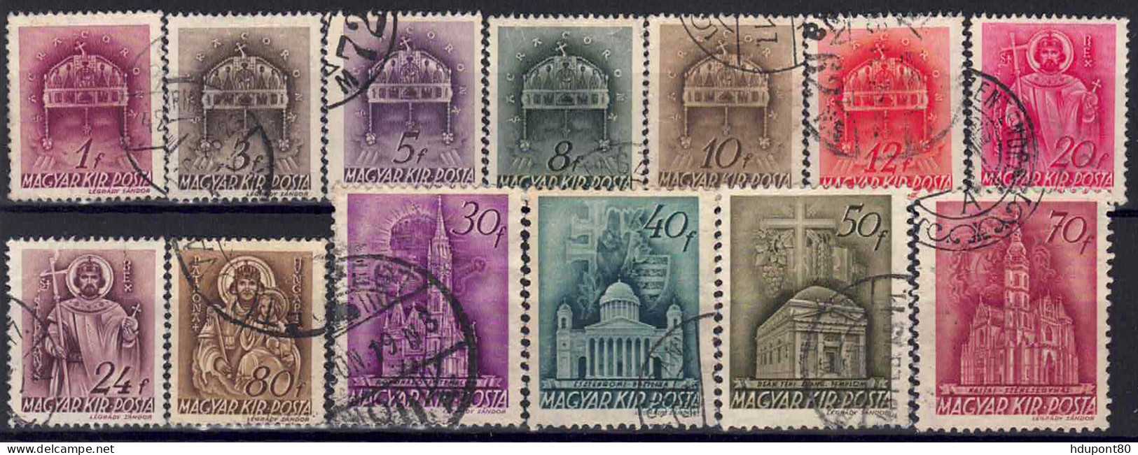 YT 578 à 591 - Used Stamps