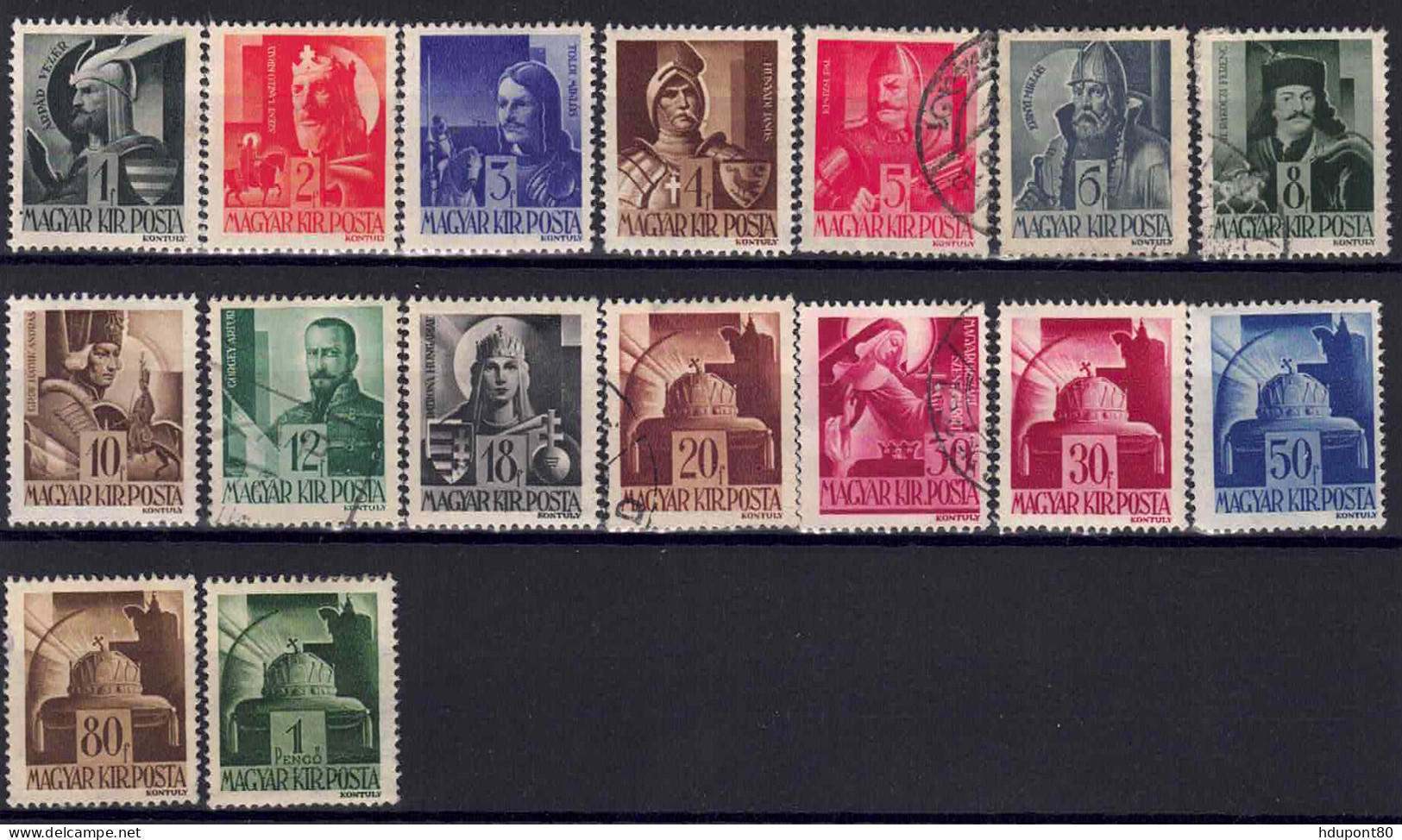 YT 612 à 622, 624 à 628 - Used Stamps