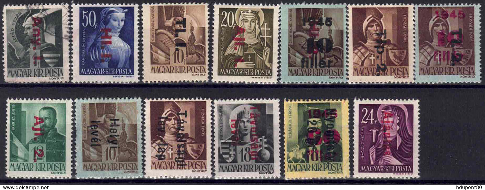 YT 755, 757, 759, 760, 764 à 766, 768 à 772 - Used Stamps