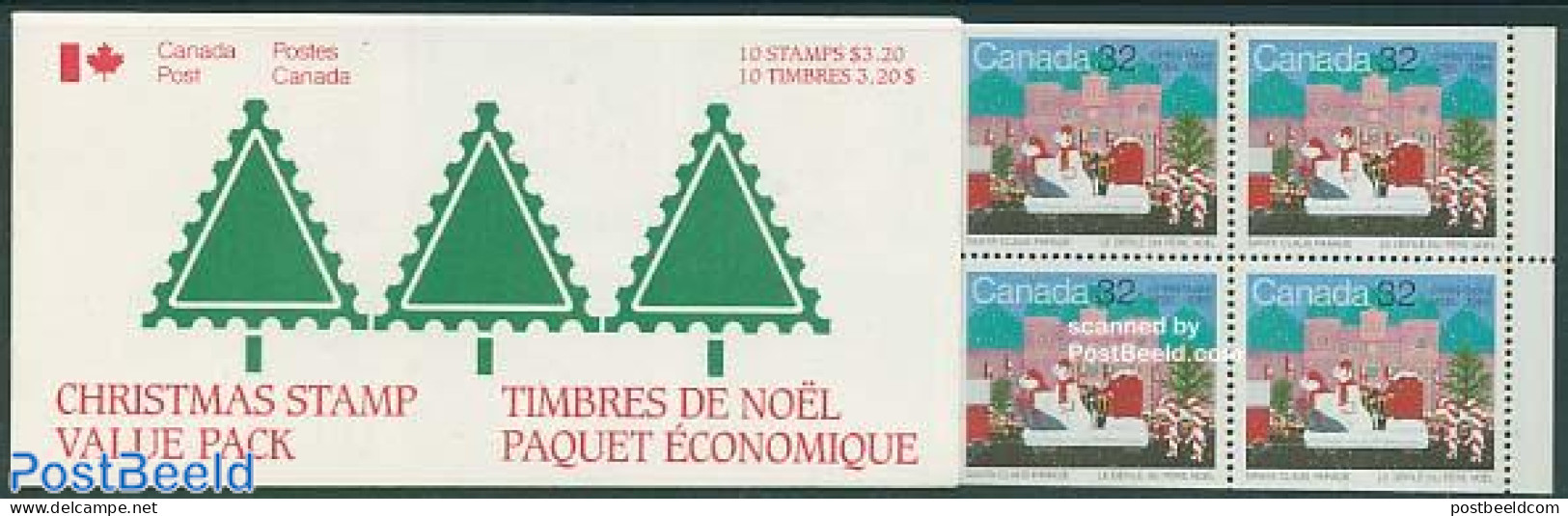 Canada 1985 Christmas Booklet, Mint NH, Religion - Christmas - Stamp Booklets - Unused Stamps