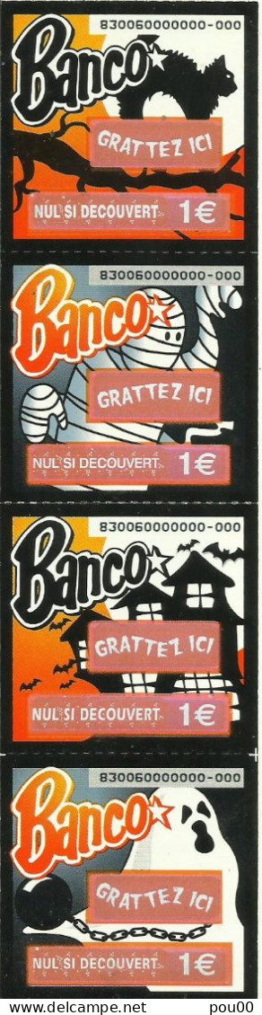 FRANCE 4 TICKETS DE LOTERIE SPECIMEN - Billets De Loterie