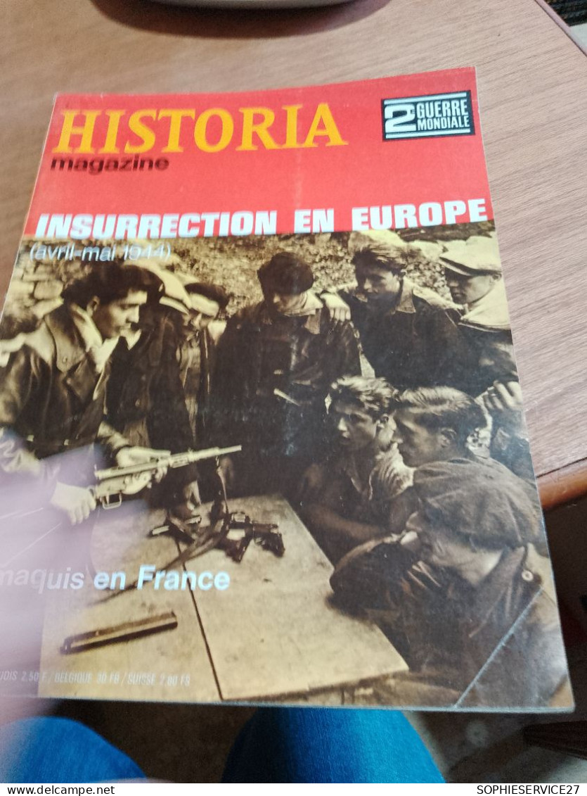 153 //  HISTORIA MAGAZINE / INSURRECTION EN EUROPE / LES MAQUIS EN FRANCE - Storia