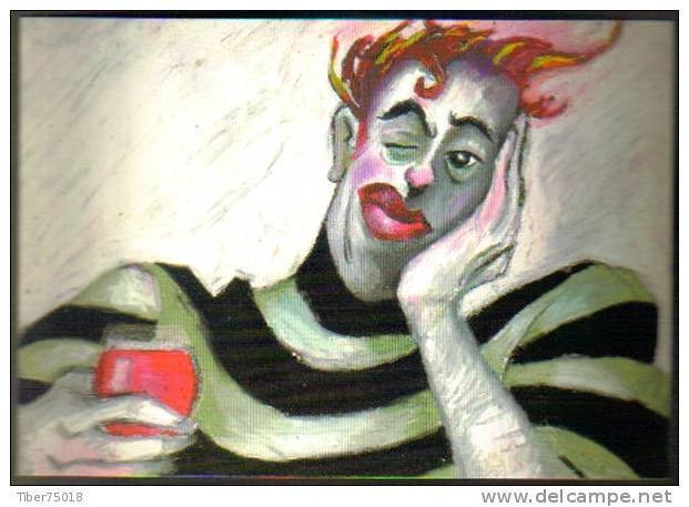 Carte Postale : Dessin De Zacot (personnage Avec Un Verre De Vin Rouge) - Zacot, Fernand